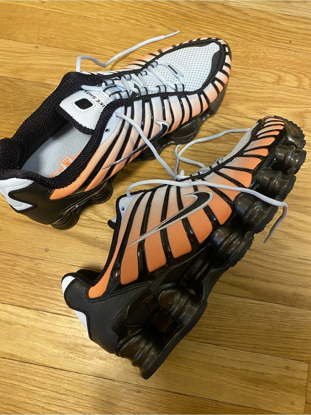 NEW Nike Shox TL Blue Tint Orange W